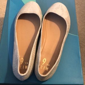 Snakeskin Patterned Flats